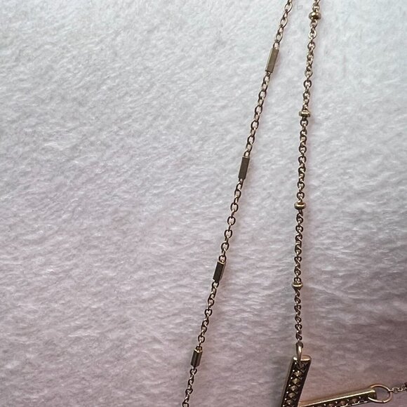Gold Boho Double Strand Dainty Necklace - Picture 5 of 8